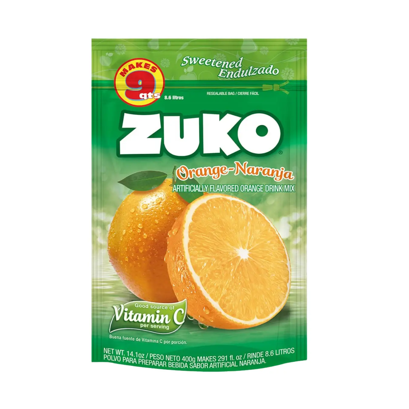Refresco ZUKO 2 Litros Naranja