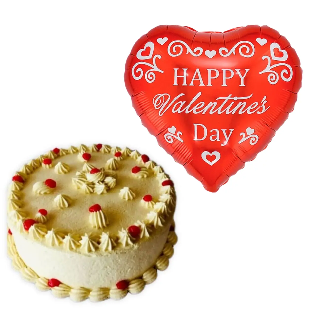 Cake + Globo Corazon