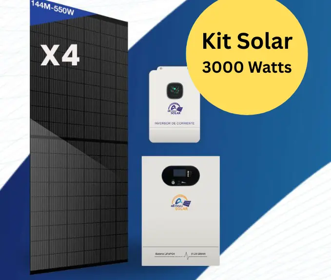 Kit Solar 3000W -Precio:( $3300) Instrucciones para el pago