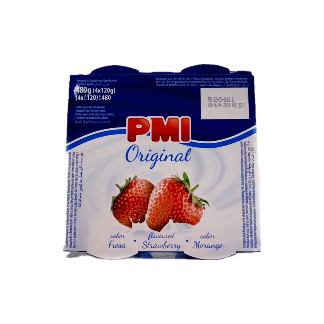 Yogurt saborizado Fresa 4 Unidades