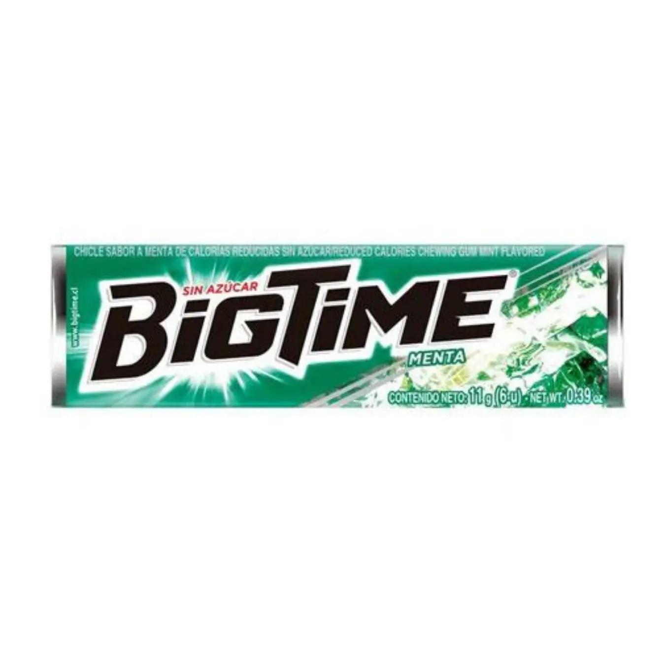 Chicle Bigtime Sabor Menta