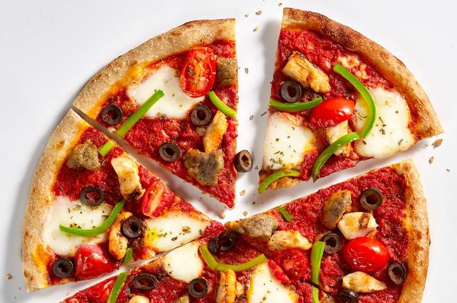 Pizza Gouda con Pimiento