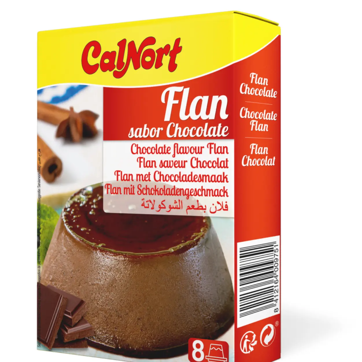 Flan sabor Chocolate