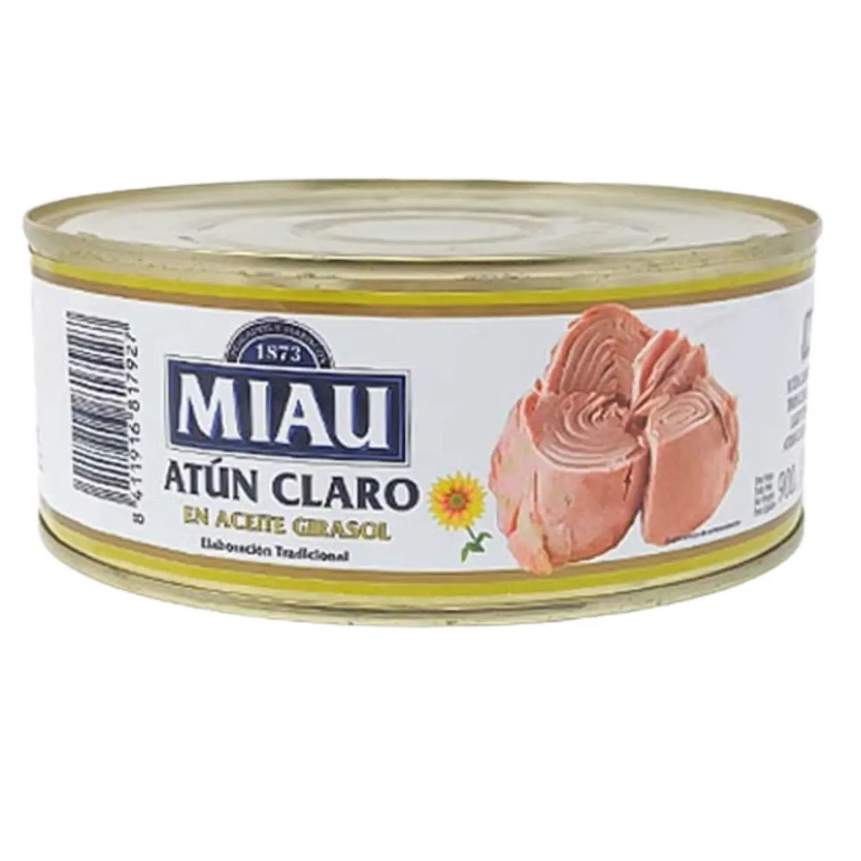 Atún en aceite de girasol MIAU 900g